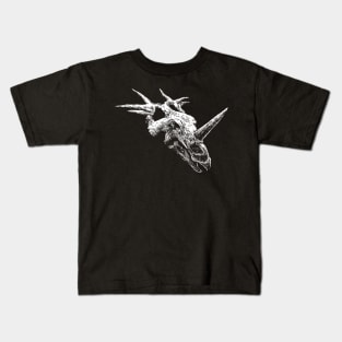 Styracosaurus Skull (plain) Kids T-Shirt